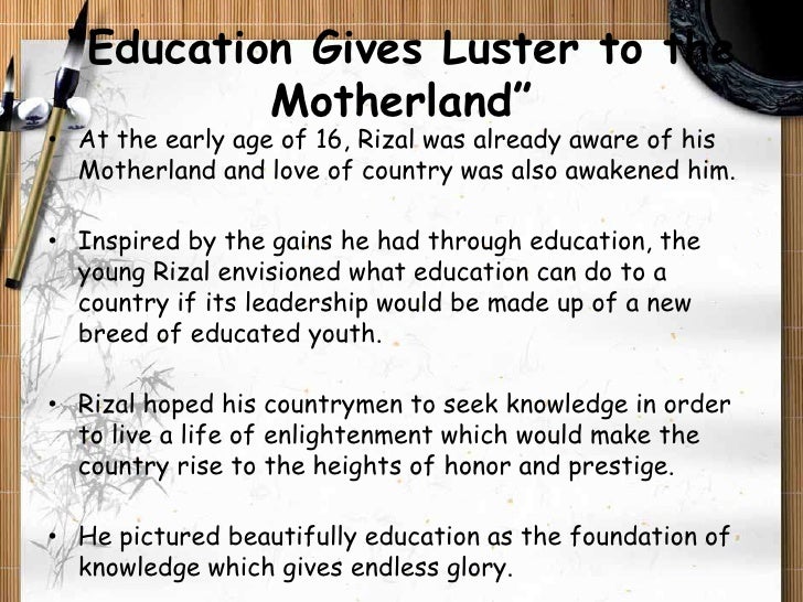 por la educacion recibe lustre la patria explanation per stanza through education our motherland receives light tagalog version